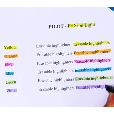 Evidenziatore a penna cancellabile Pilot Frixion Light - tratto 3,3 mm - verde 009140